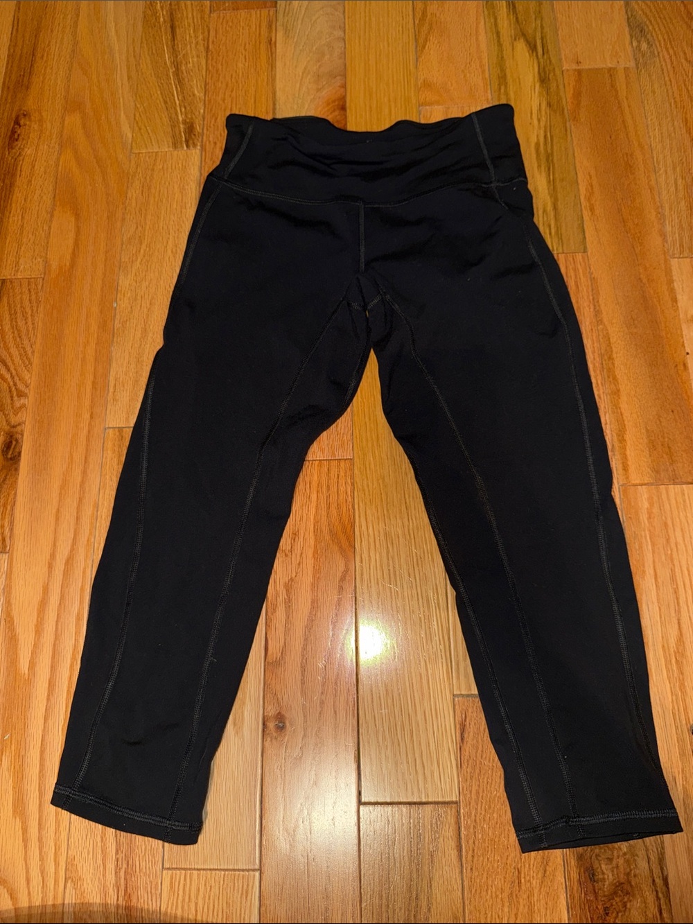 Pink Lotus Black Leggings - Size XS